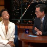 Sonequa Martin-Green bei Stephen Colbert (Szenenbild: CBS)