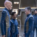 Saru, Burnham, Pike und Tyler in “The Sounds of Thunder” (Photo: Michael Gibson/CBS)