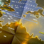 Spocks Flugroute in “An Obol for Charon” auf einem Ausschnitt aus Larry Nemeceks “Stellar Cartagrophy” von 47North