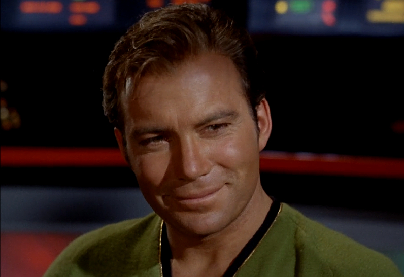 Captain Kirk (William Shatner) in 