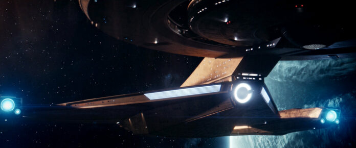 U.S.S. Discovery über Talos IV in "If Memory Serves" (Szenenbild: "Discovery" 2x08, CBS)