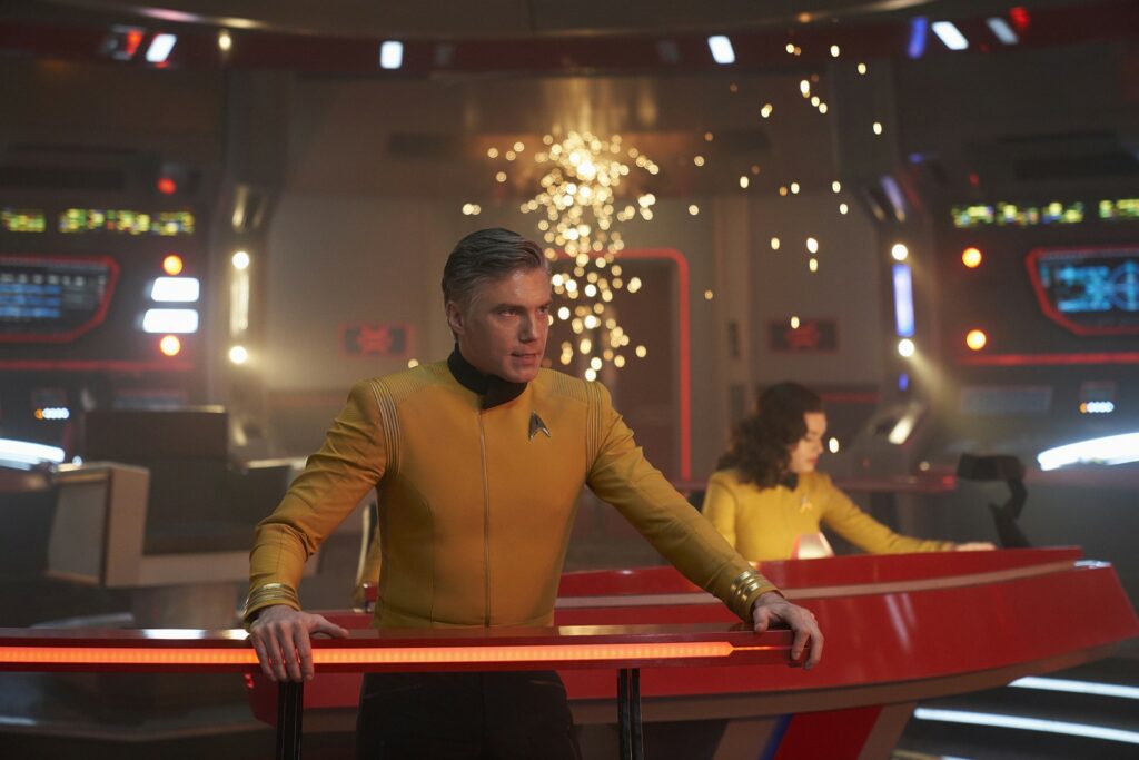 Exklusiv: Anson Mount verrät Details zu "Star Trek: Strange New Worlds" Staffel 2 1 Anson Mount als Pike in "Star Trek: Discovery" (Photo: "Discovery 2x14, CBS)