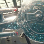Enterprise-D-Hologramm (Szenenbild: CBS)