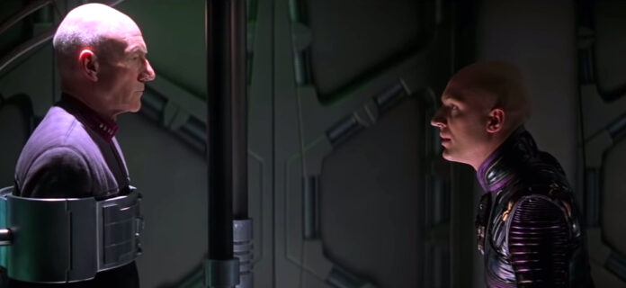 Picard_Shinzon Picard (Patrick Stewart) und Shinzon (Tom Hardy) in "Star Trek: Nemesis" (Bild: Paramount)