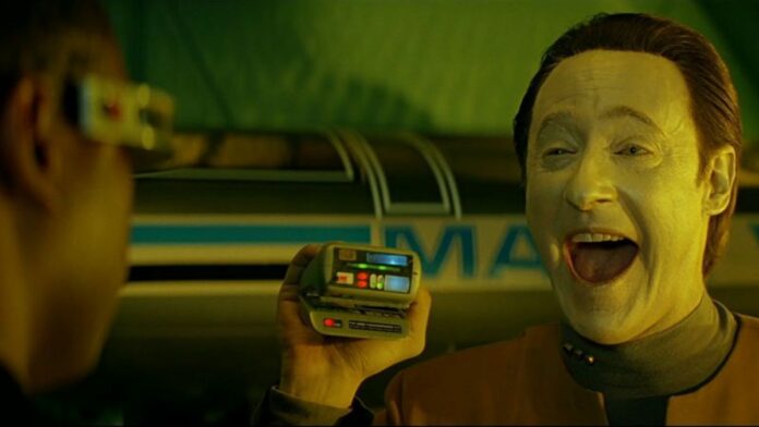 Data lacht in Star Trek Generations
