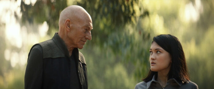 Picard und Soji in "Nepenthe" (Bid: CBS)