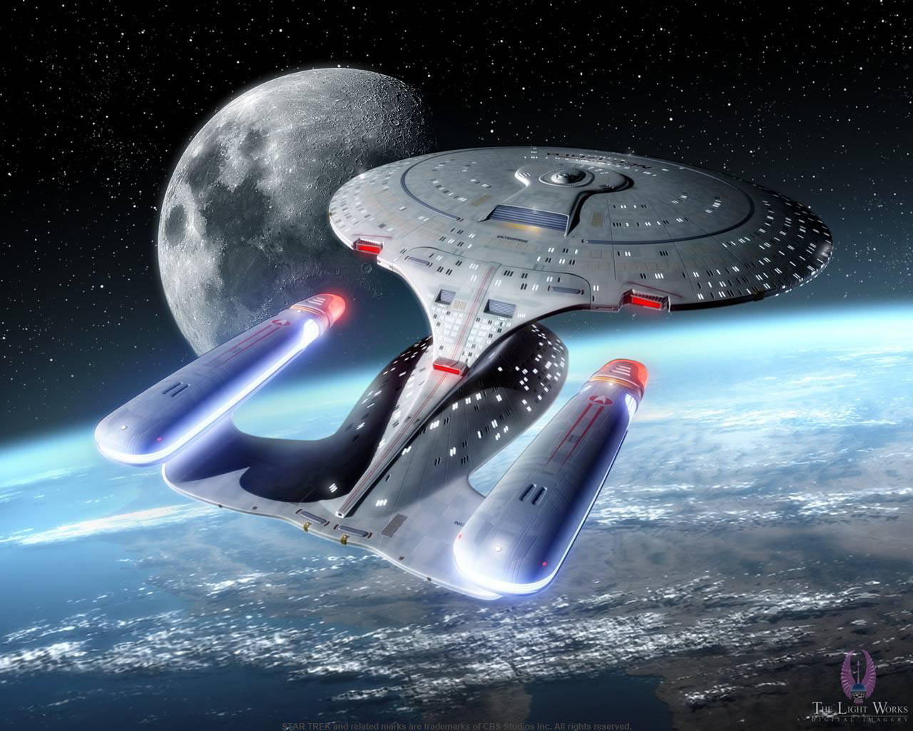 U.S.S. Enterprise-D (Bild: Nutzung mit freundlicher Erlaubnis von The Light Works, Tobias Richter)