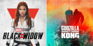 Kinostarts in Zeiten von Corona Die Filmposter zu Black Widow und Godzilla vs Kong