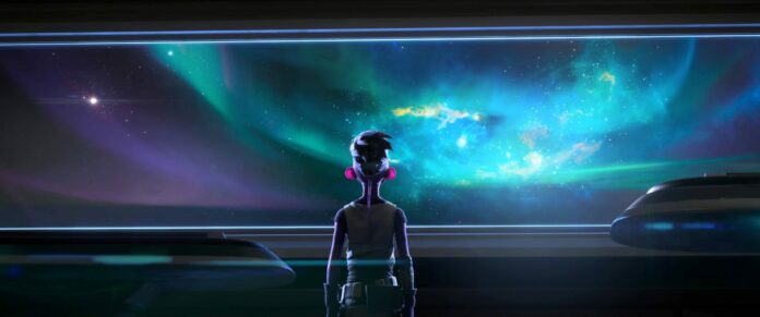 Dal blickt in den Weltraum in "Star Trek: Prodigy"
