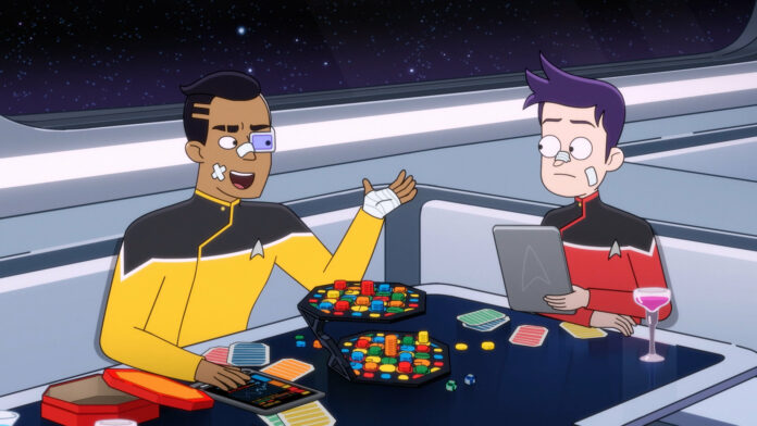 Rutherford & Boimler in "Mugato, Gumato"