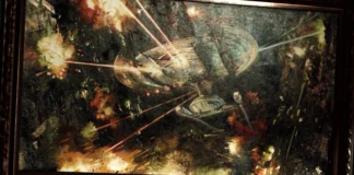 Kurzrezension: Picard 2×02 – “Penance” Gemälde der CSS World Razer in "Penance"