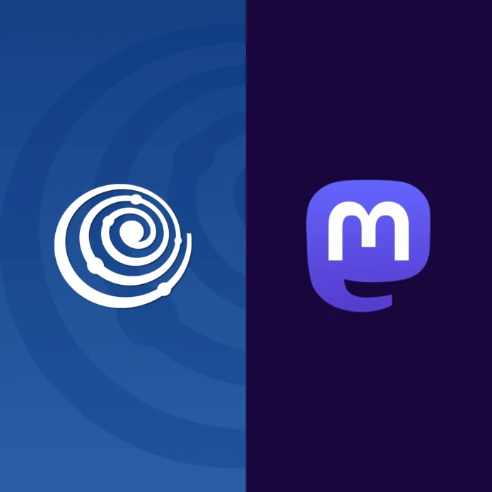 TrekZone Network und Mastodon Logos