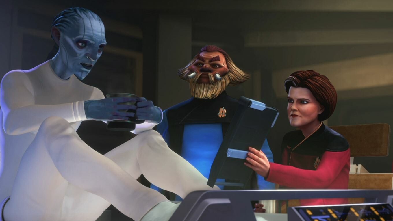 Rezension: Star Trek: Prodigy 1x13 - "Die ganze Welt ist eine Bühne" 2 Rezension: Star Trek: Prodigy 1x13 - "Die ganze Welt ist eine Bühne" 2