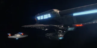 Kurzrezension: Star Trek: Picard 3×05 – “Imposters” Titan und Intrepid in "Imposters" (Szenenphoto: Paramount)