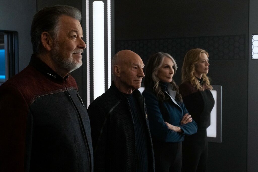 "Star Trek: Picard", 3x06 -- Will, Jean-Luc, Beverly und Seven im Transporterraum