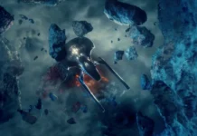 On Screen! Unsere Echtzeitbesprechung zu Star Trek: Picard 3×04 “Die Pattsituation” Die Titan fällt in die Gravitationsanomalie in "No Win Scenario" (Szenenphoto: Paramount)