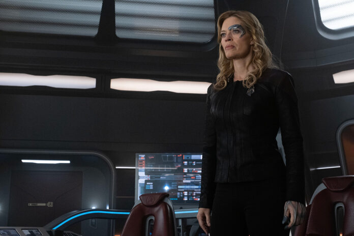 Seven of Nine in "Dominion" (Szenenphoto: Papamount)