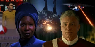 Meinung: Selbstbestimmung gegen Determinismus in “Yesterday’s Enterprise” und “A Quality of Mercy” Collage aus "Vesterday's Enterprise" und "A Quality of Mercy" (Szenenphotos: Paramount)