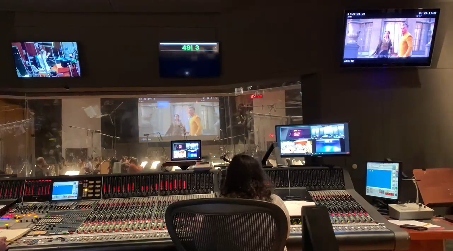 Aufnahmesession "Star Trek: Strange New Worlds"