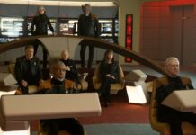 On Screen! Echtzeitbesprechung zu “Star Trek: Picard” 3×10 “Die Letzte Generation” Brückencrew der Enterprise in "The Last Generation" (Szenenphoto: Paramount)
