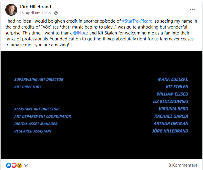 Liebe zum Detail: Jörg Hillebrand über seine Mitarbeit an "Star Trek: Picard" 13 Liebe zum Detail: Jörg Hillebrand über seine Mitarbeit an "Star Trek: Picard" 4