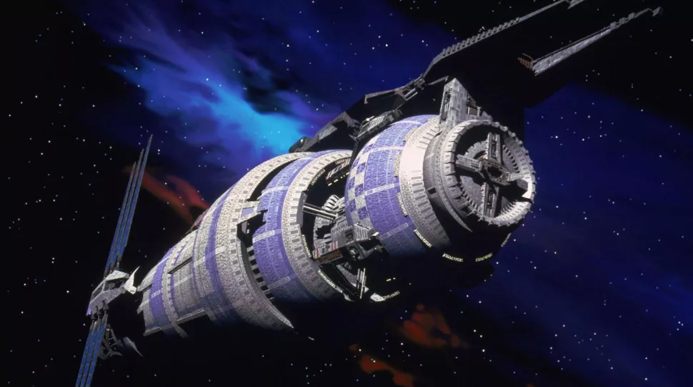 Die Raumstation der Serie "Babylon 5"