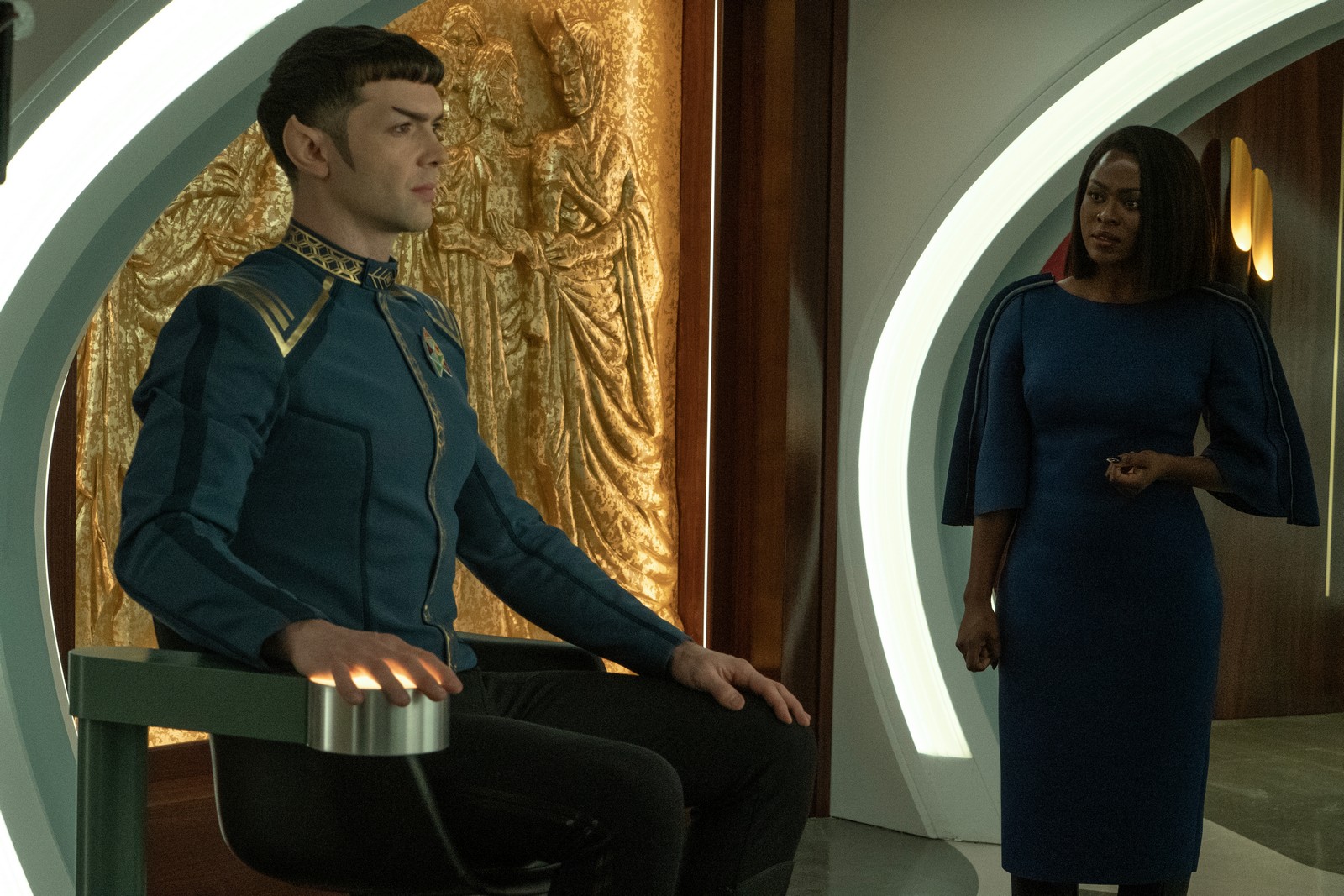 Preview: “Ad Astra per Aspera” (“Star Trek: Strange New Worlds”, 2×02) 13 Spock im Zeugenstand