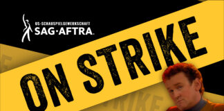 US-Unterhaltungsindustrie streikt Die US-Schauspielgewerkschaft streikt, Miles O'Brien nickt zufrieden