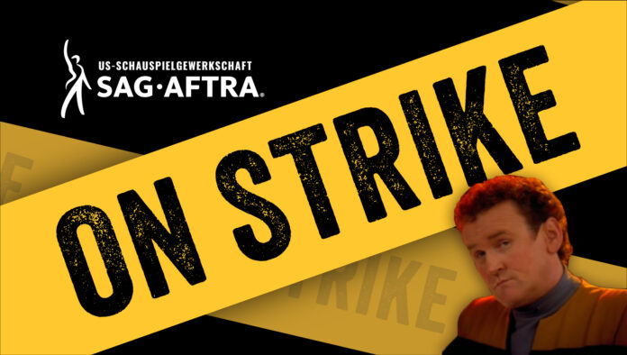 Die US-Schauspielgewerkschaft streikt, Miles O'Brien nickt zufrieden