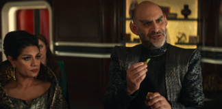 Gastreview: Star Trek: Strange New Worlds 2×05 – “Scharaden” Vater von T'Pring, Pantoffelheld Sevet (Bild: Paramount+)