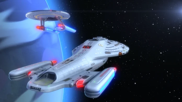 Ceritos und Voyager in "Twovix" (Szenenphoto: Paramount)