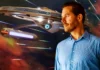 “Star Trek: Resurgence” – Interview mit Autor Andrew Grant (Teil 1) Andrew Grant in front of the U.S.S. Resolute from "Star Trek: Resurgence" (Photo: Andrew Grant, Screenshot & Collage: TrekZone Network)