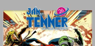 Rezension: “Jan Tenner – Der neue Superheld 26: Die Quanten-Seuche” Jan Tenner 26 Cover, © 2024 KIDDINX Studios GmbH, Berlin