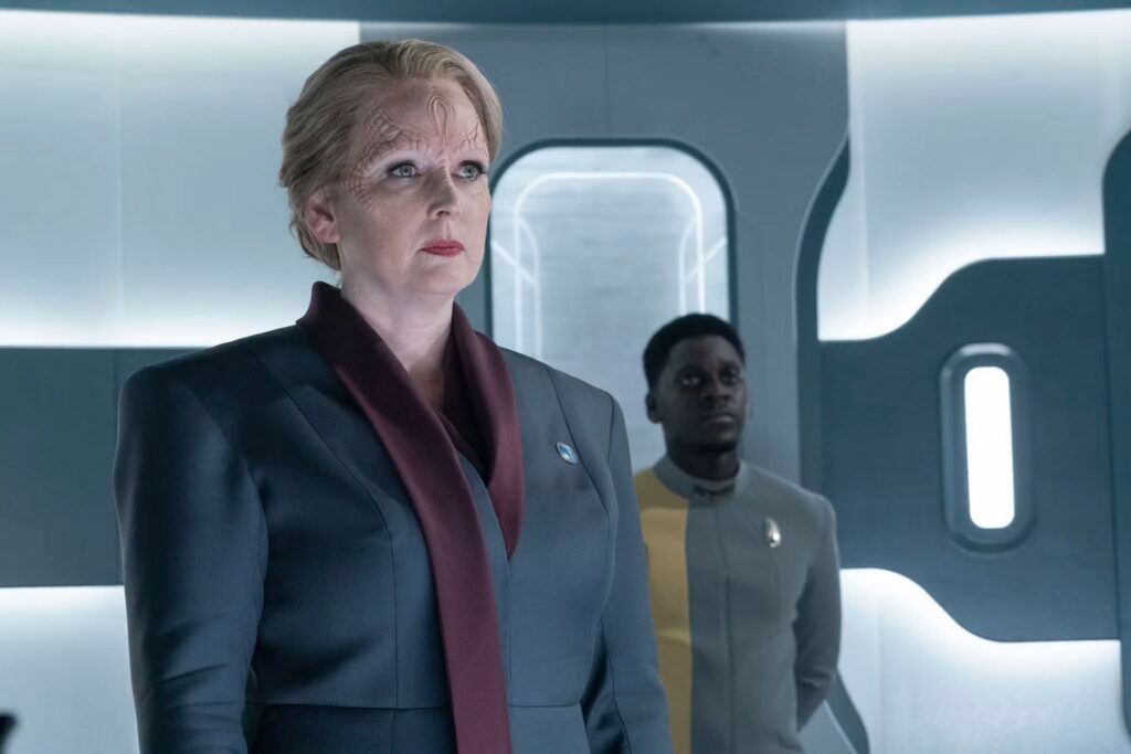 President Rilak in "Lagrange Point" (Photo: CBS Studios/Paramount Global)