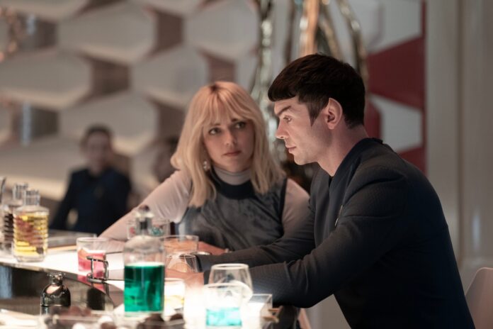 Chapel und Spock in "Wedding Bell Blues" (Photo: Marni Grossman/Paramount+)