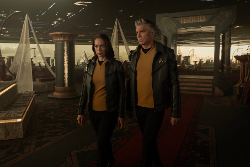 Kurzrezension: "Star Trek: Strange New Worlds" 3x10 - "New Life and New Civilizations" 1 Batel und Pike in "New Life And New Civilizations" (Photo: Marni Grossman/Paramount+)