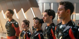 Kurzrezension: “Star Trek: Starfleet Academy” 1×03 – “Vitus Reflux” Mir, Lythe, Sam, Sadal und Reymi in "Vitus Reflux" (Photo: John Medland/Paramount+)