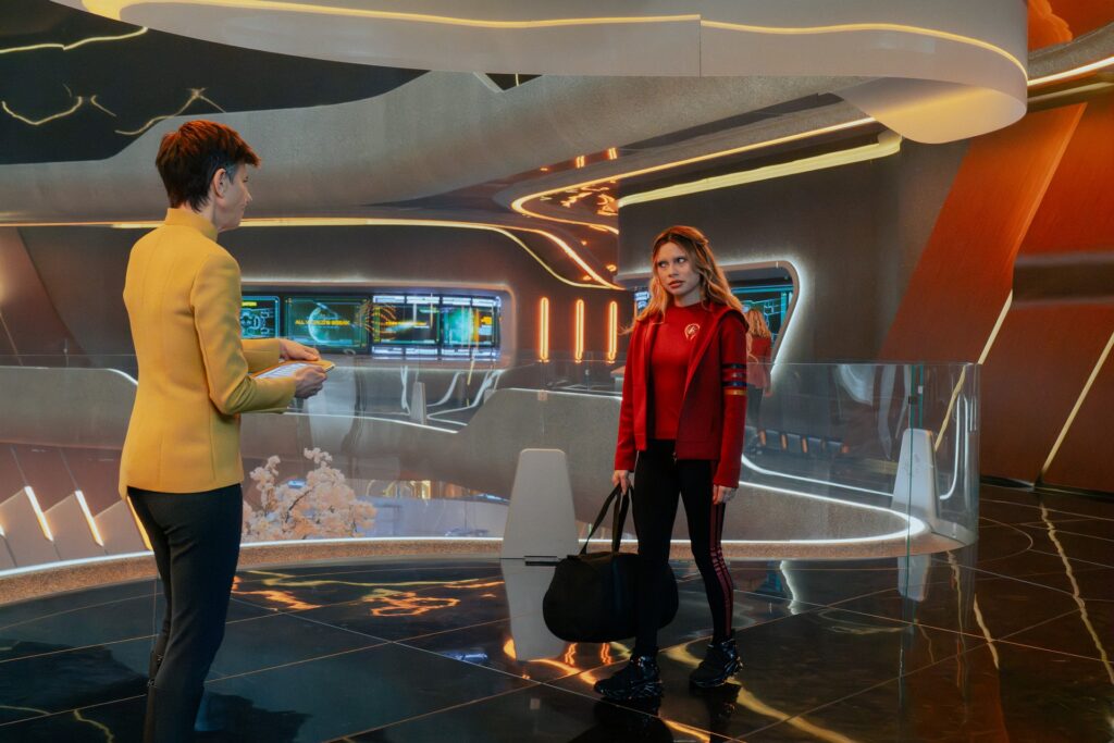 Spoiler-Review: "Starfleet Academy 1x07 - Ko'Zeine" 2 Reno und Lythe in "Ko'Zeine" (Photo: Michael Gibson/Paramount+)