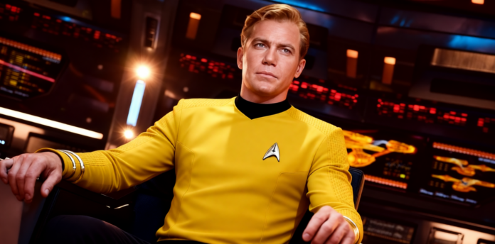 Captain Kirk im KI-Remake von "The Animated Series" (KI-generiert, Paramount)