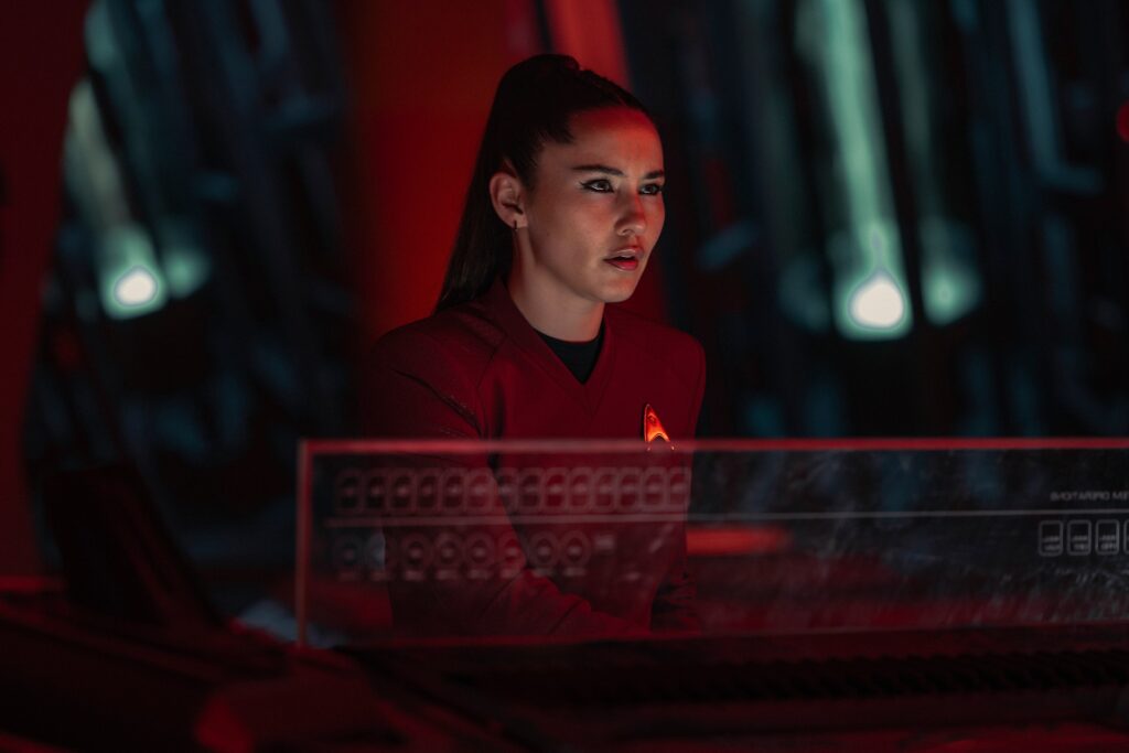 Zweitrezension: "Strange New Worlds 4x02 - Der Griffin-Vorfall" 4 Noonien-Singh in "The Griffin Incident" (Photo: Jan Thijs/Paramount+)