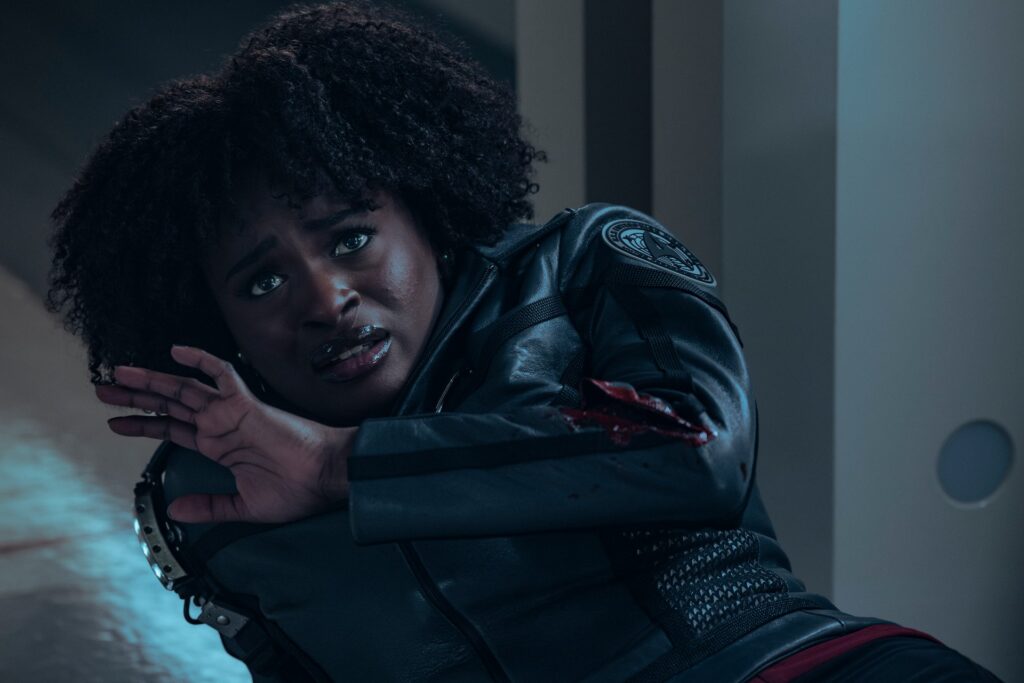 Kurzrezension "Star Trek: Strange New Worlds" - 4x02 "The Griffin Incident" 3 Uhura in "The Griffin Incident" (Photo: Jan Thijs/Paramount+)