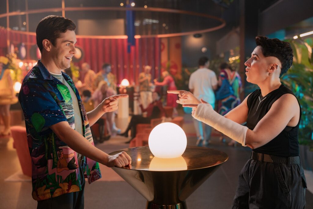 Rezension: Star Trek: Strange New Worlds – 4×03 "Menschlicher bester Freund" 4 Scott und Ortegas in "Human Best Friend" (Photo: Jan Thijs/Paramount+)